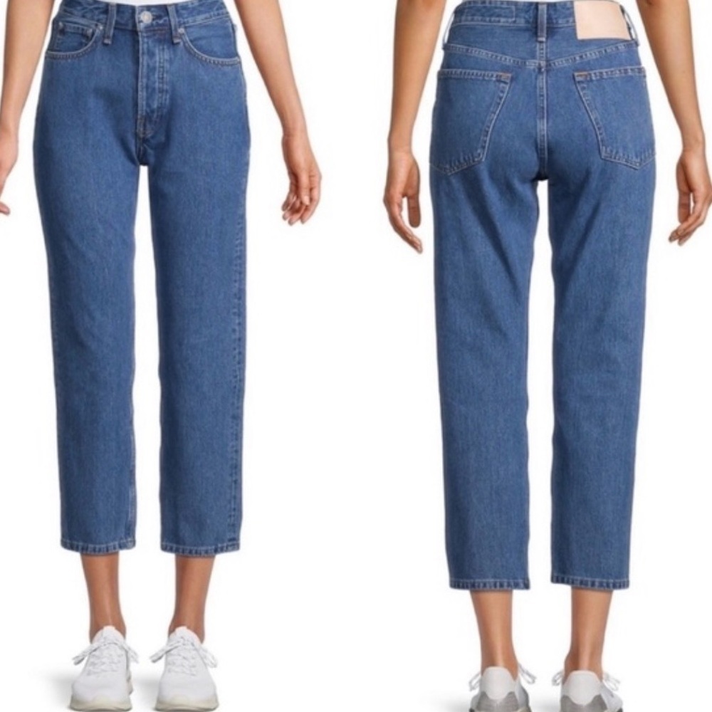Rag and Bone Mava high rise ankle Jeans 100% Cotton Luxe Jean Streetwear